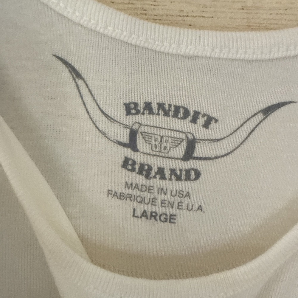 NWT‎ Bandit Brand Women Large Heart Of Gold Tank Top Graphic Tank - Picture 2 of 5